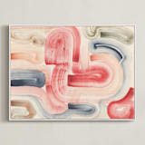 "Passages" - Art Print in Tender by Sumak Studio - Framed Canvas