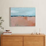 "Busy Beach" - Art Print in Sea by Lindsay Megahed - In a Room