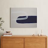 "Pods II" - Art Print in Midnight by Amy Gray - In a Room