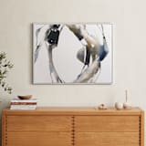 "Surrounding" - Art Print in grey wash by Michelle Lee - In a Room