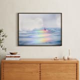 "Skipping through the ocean" - Art Print in Ocean by Jacquelyn Sloane Siklos - In a Room
