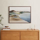 "Spring Comes to the Hills" - Art Print in Spring Green by Karen Kaul - In a Room