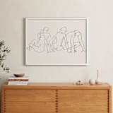 "Awaking" - Art Print in Monochrome by Catilustre - In a Room