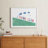 "You can." - Art Print in grass green by R studio - In a Room