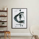 "Radiant Circuit" - Art Print in Charcoal by Misty Hughes - In a Room