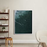 "Ride II" - Art Print in Teal by Shari Margolin - In a Room