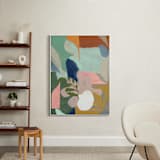 "Birthday Bouquet I" - Art Print in Peach Paradise by cyrille gulassa - In a Room