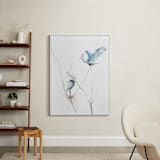 "heron's nest" - Art Print in Heron Blue by Annie Moran - In a Room