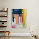 "Flags" - Art Print in midnight by Lindsay Megahed - In a Room