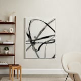 "Plant Cell 1" - Art Print in Black and White by Mary Gaspar - In a Room