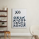 "XO Sol" - Art Print in Smoky Black by Michelle Owenby Design - In a Room