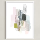 "Weathered" - Art Print in Slate by Melanie Severin - Framed