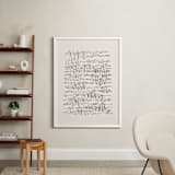 "Nature, you and me N.4 I" - Art Print in Monochrome by Catilustre - In a Room