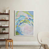 "Welcome to the Jungle" - Art Print in Jungle Greens by Makewells - In a Room