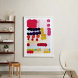 "What you want" - Art Print in Magenta by HAPI ART - In a Room