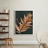 "Falling Fern" - Art Print in Jade by Julie Murray - In a Room