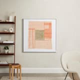 "Abstract Muted 1" - Art Print in Blush Pink by Kelly Nasuta - In a Room
