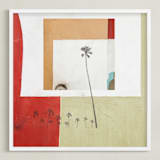 "California Abstract 1" - Art Print in Warm Multi by Shannon Howard - Framed