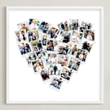 "Framed Photo: Heart Snapshot" - Framed Photo in White by Minted - Framed