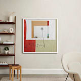 "California Abstract 1" - Art Print in Warm Multi by Shannon Howard - In a Room