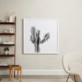 "Abode 1" - Art Print in Silver Grey by Lisa Sundin - In a Room