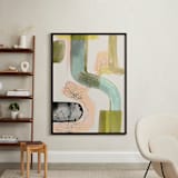 "Times Like These 1" - Art Print in Olive by Amy Moen - In a Room