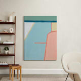 "I Think I Could Be Happy Here I" - Art Print in Earth Tone Green by Christina Flowers - In a Room