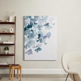 "Blue Ginkgo" - Art Print in Mute Indigo by Yao Cheng Design - In a Room