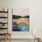 "Rainbow Waterfalls" - Art Print in Waterfall Blue by AlisonJerry - In a Room