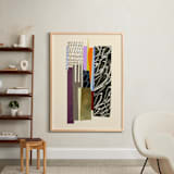 "Keyboards 1" - Art Print in Neutral Touch Brown by Bethania Lima - In a Room