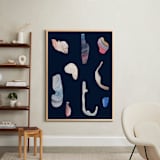 "Ancient Shapes 2" - Art Print in Prehistoric by Sumak Studio - In a Room