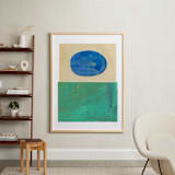 "Jewelbox" - Art Print in Lapis by Field and Sky - In a Room