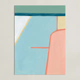 "I Think I Could Be Happy Here I" - Art Print in Earth Tone Green by Christina Flowers - Unframed