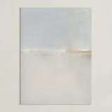 "Winter Beach" - Art Print in White by Sadie Holden - Unframed