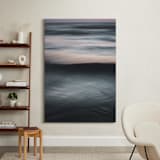 "The Uniqueness of Waves XXVIII" - Art Print in Dusk Green by Tal Paz-Fridman - In a Room