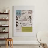"Nature in Pieces" - Art Print in Vintage Blush by Alisa Galitsyna - In a Room