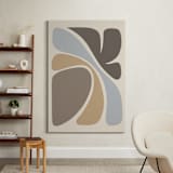 "Affinity II" - Art Print in Sandy Beige by Dominique Vari - In a Room