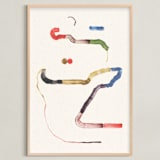 "Connected" - Art Print in Flow by Sumak Studio - Framed