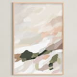 "Every Summer II" - Art Print in Olive by Melanie Severin - Framed