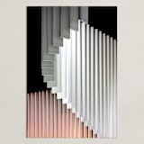 "Stacked Curvature " - Art Print in Creamy Neutrals by Lisa Sundin - Unframed