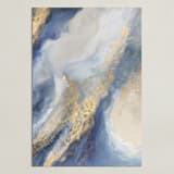 "Dancing at Dawn" - Art Print in Soft Blue by Julia Contacessi - Unframed