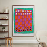 "Colorful Chess" - Art Print in Tropical by Simona Camp - In a Room
