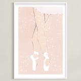 "The Performance" - Art Print in Petal by Robin Ott - Framed