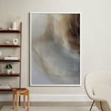 "Whispers of Innocence 1" - Art Print in Glazed Blue by Helen Makadia - In a Room