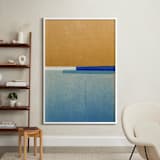 "Horizons II" - Art Print in Marigold by Sumak Studio - In a Room