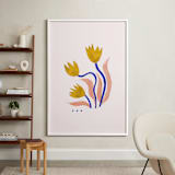 "A Flower For You, A Flower For Me III" - Art Print in Peony by Kayla King - In a Room
