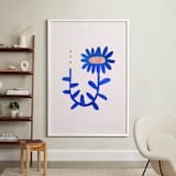 "A Flower For You, A Flower For Me II" - Art Print in Rain by Kayla King - In a Room