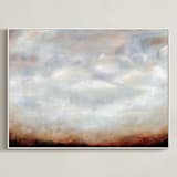 "Sienna Haze" - Art Print in Sienna by Nicole Walsh - Framed Canvas