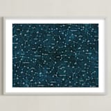 "Deep Space" - Art Print in Celestial by Meggy Masters - Framed