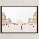 "Men in Red" - Art Print in Radiant Red by Kate Baird - Framed